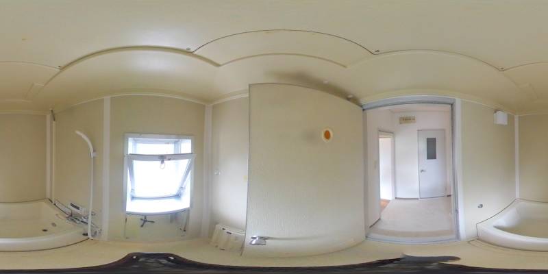 パノラマ画像バスルーム