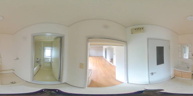 パノラマ画像洗面所