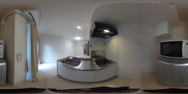 パノラマ画像キッチン