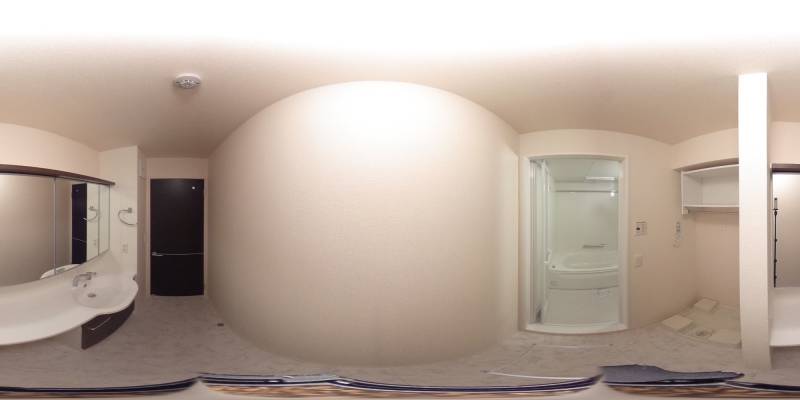 パノラマ画像バスルーム