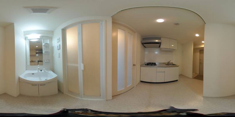 パノラマ画像洗面所