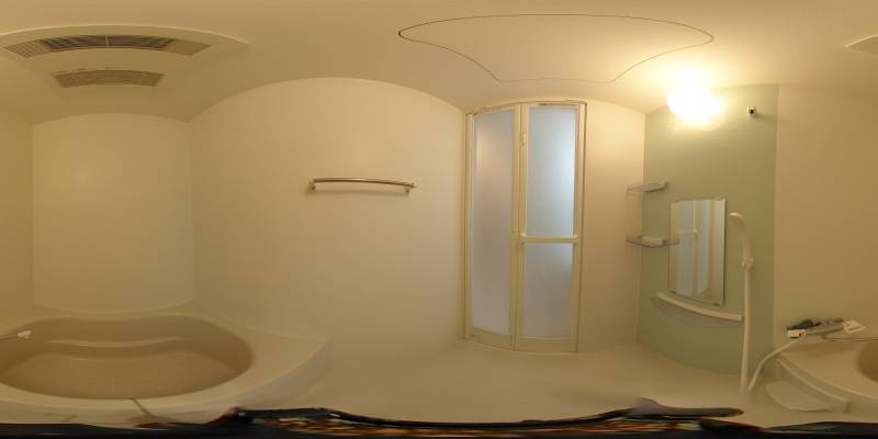 パノラマ画像バスルーム