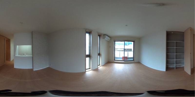 パノラマ画像リビング