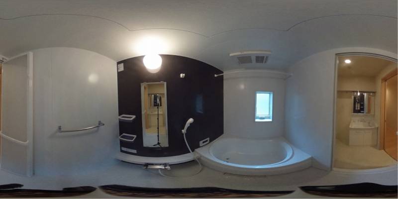 パノラマ画像バスルーム