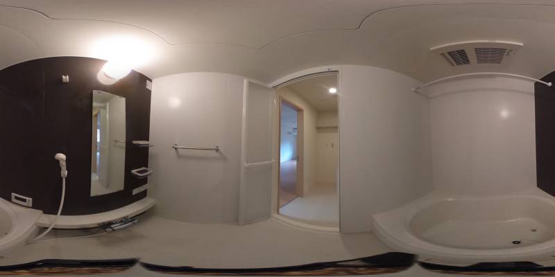 パノラマ画像バスルーム