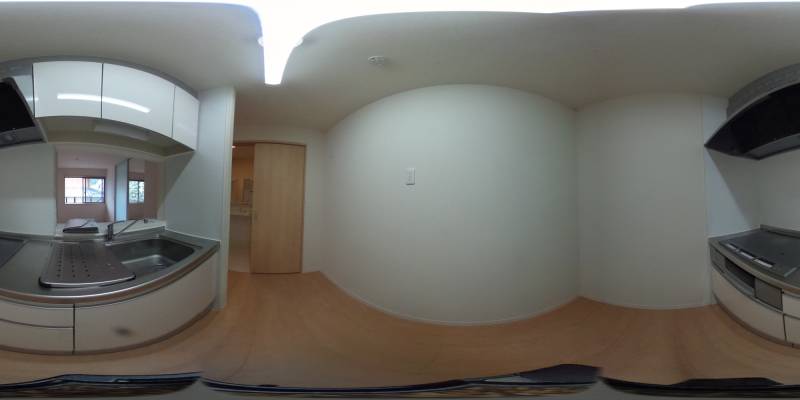パノラマ画像キッチン