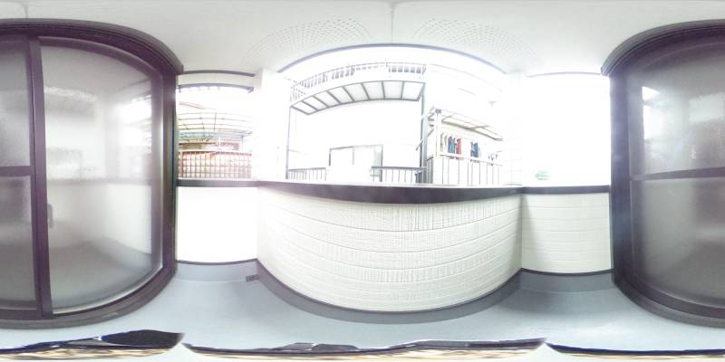 パノラマ画像バルコニー