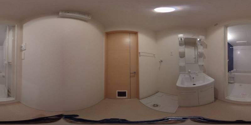 パノラマ画像バスルーム
