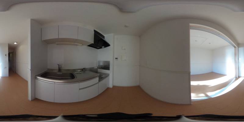 パノラマ画像キッチン