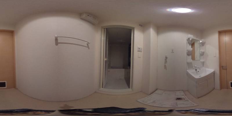 パノラマ画像洗面所