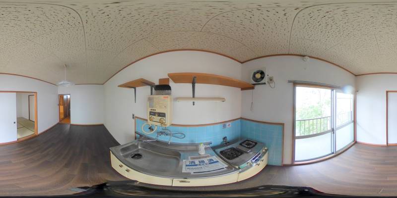 パノラマ画像キッチン