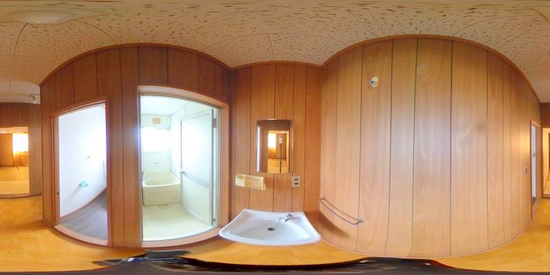 パノラマ画像洗面所