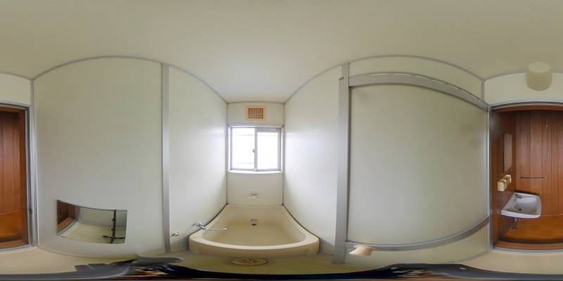 パノラマ画像バスルーム