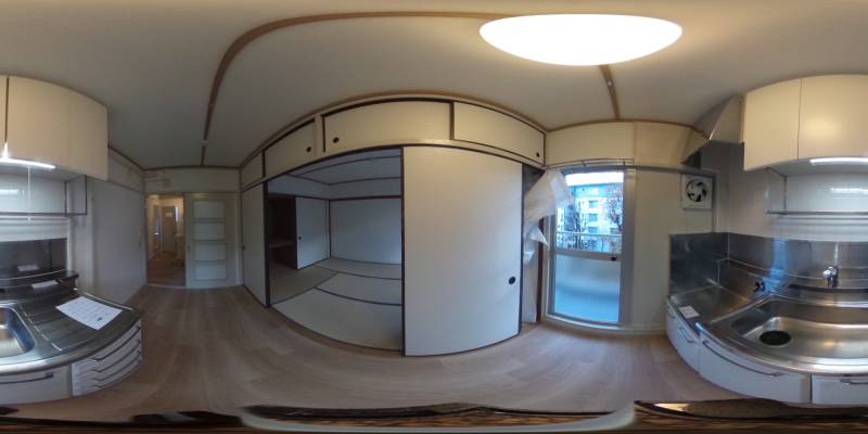 パノラマ画像キッチン