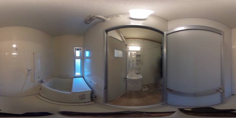 パノラマ画像バスルーム