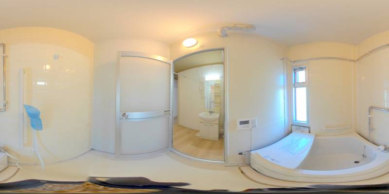 パノラマ画像バスルーム