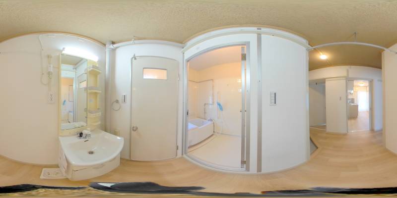 パノラマ画像洗面所