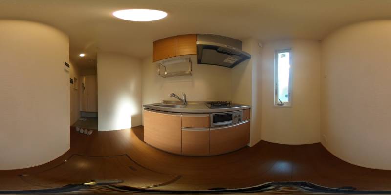 パノラマ画像キッチン