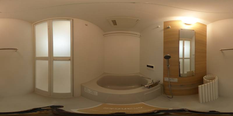 パノラマ画像バスルーム