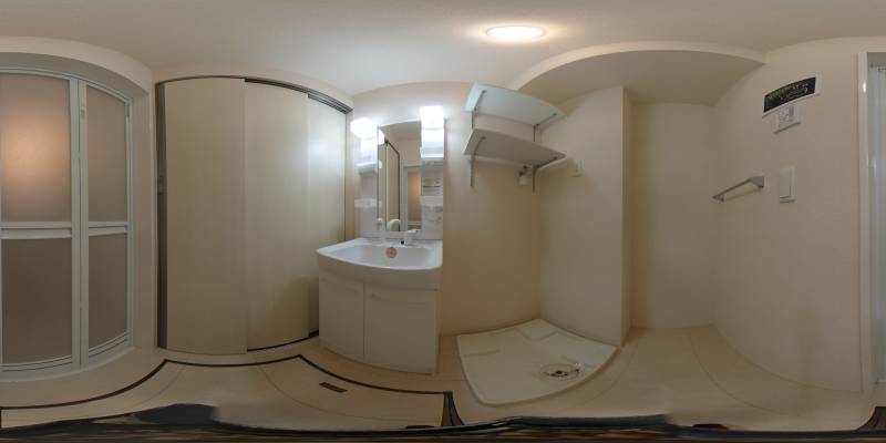 パノラマ画像洗面所