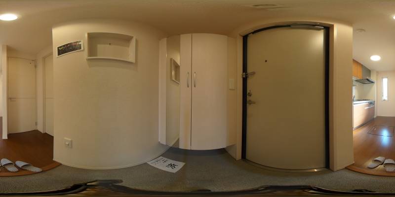 パノラマ画像玄関