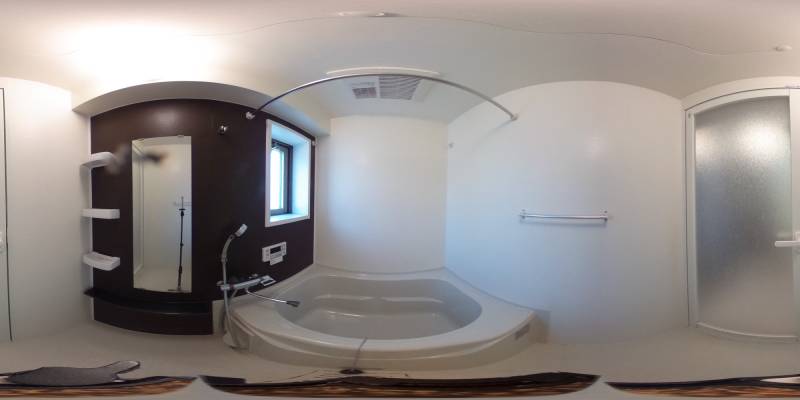 パノラマ画像バスルーム