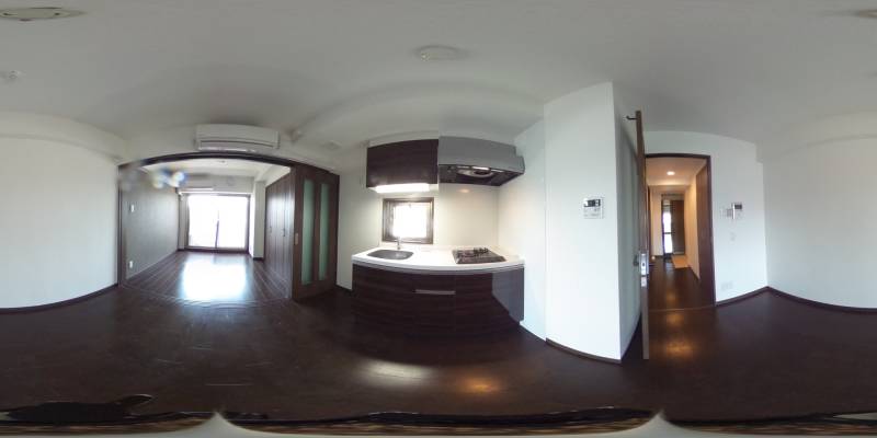 パノラマ画像キッチン