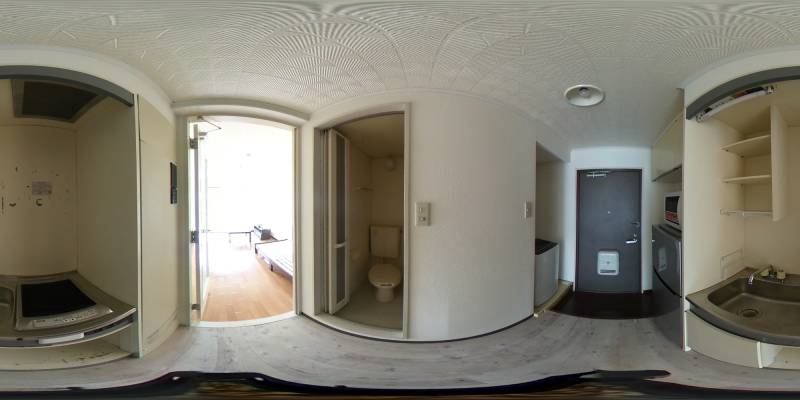 パノラマ画像キッチン