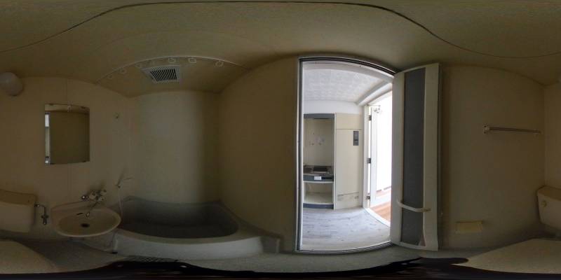 パノラマ画像バスルーム