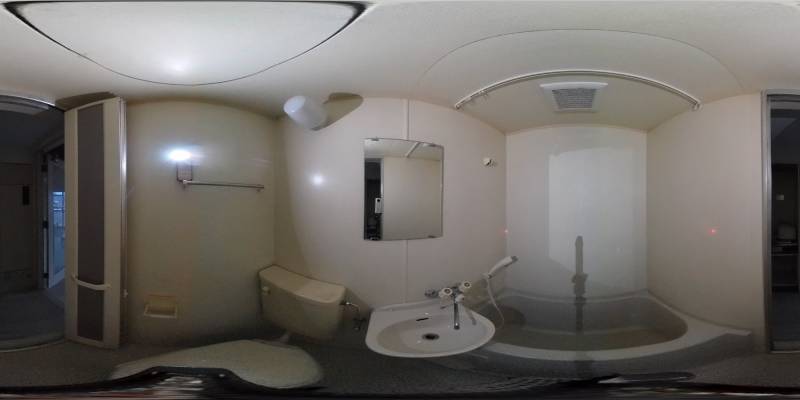 パノラマ画像バスルーム