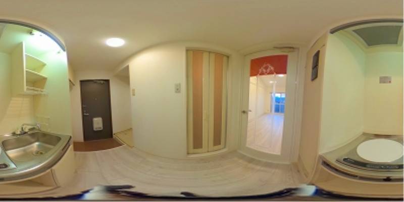 パノラマ画像キッチン