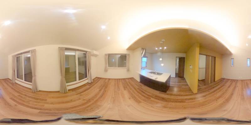 パノラマ画像リビング