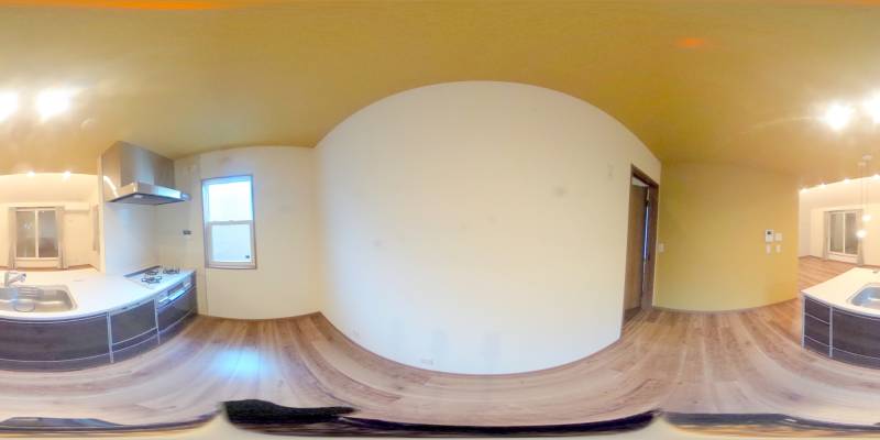 パノラマ画像キッチン