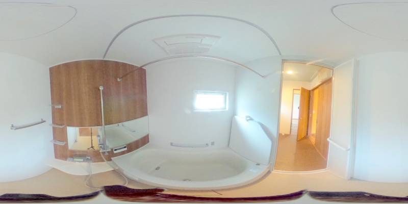 パノラマ画像バスルーム