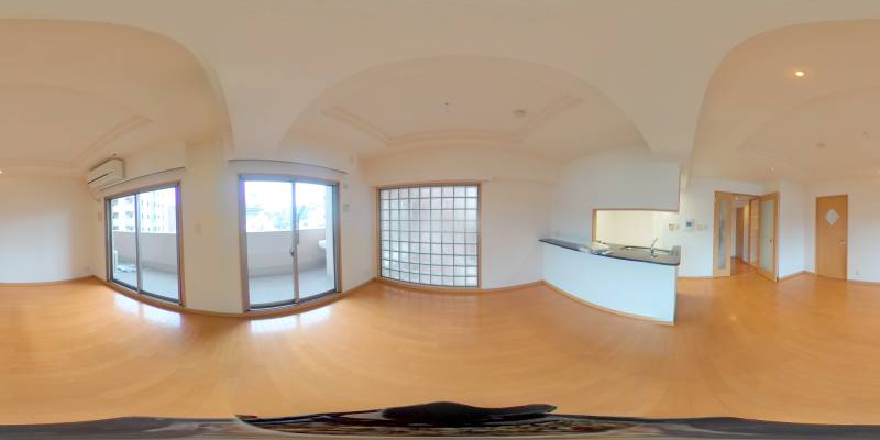 パノラマ画像リビング