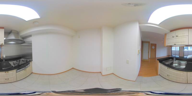 パノラマ画像キッチン