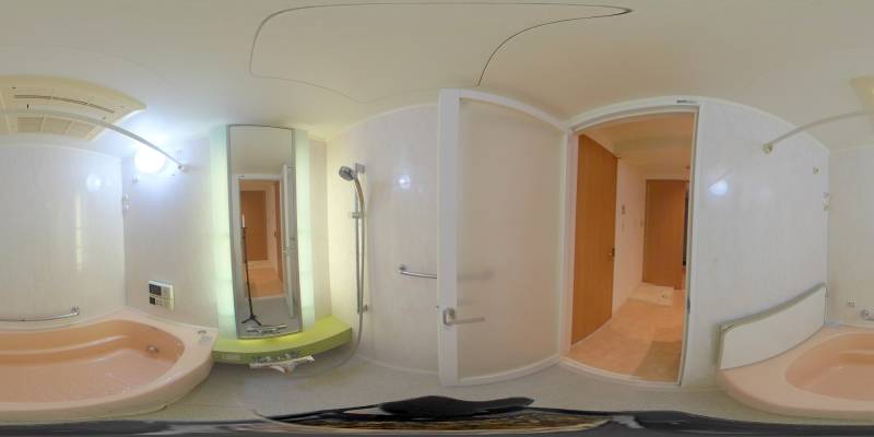 パノラマ画像バスルーム