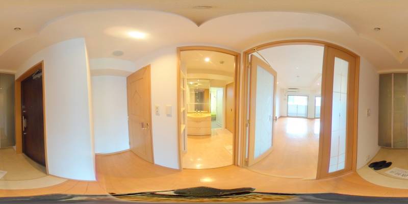 パノラマ画像玄関