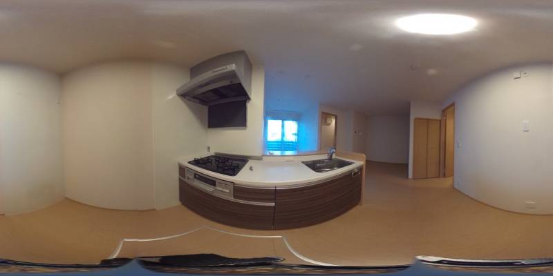 パノラマ画像キッチン