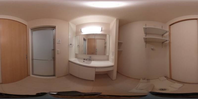 パノラマ画像洗面所