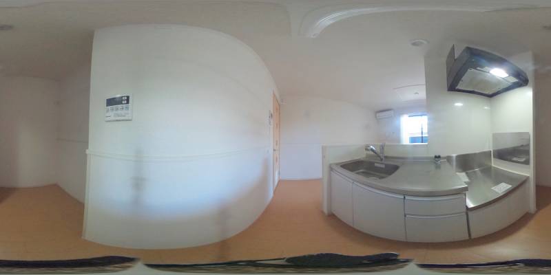 パノラマ画像キッチン