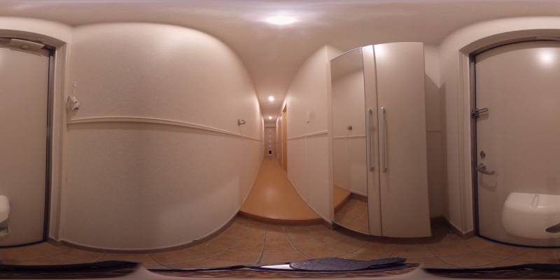 パノラマ画像玄関