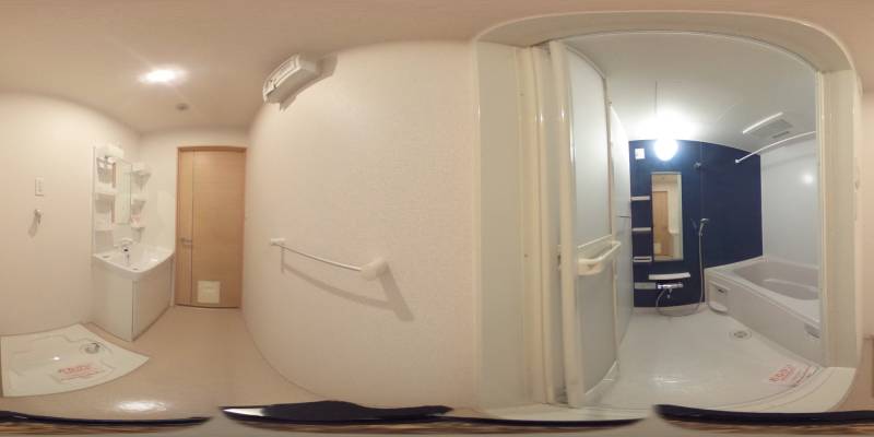 パノラマ画像バスルーム