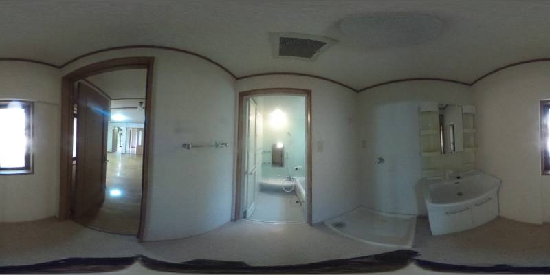 パノラマ画像洗面所