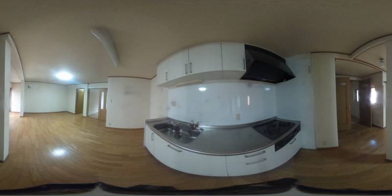 パノラマ画像キッチン