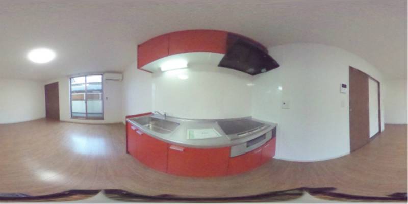 パノラマ画像キッチン