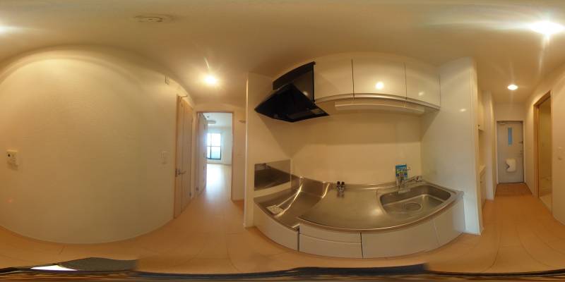 パノラマ画像キッチン