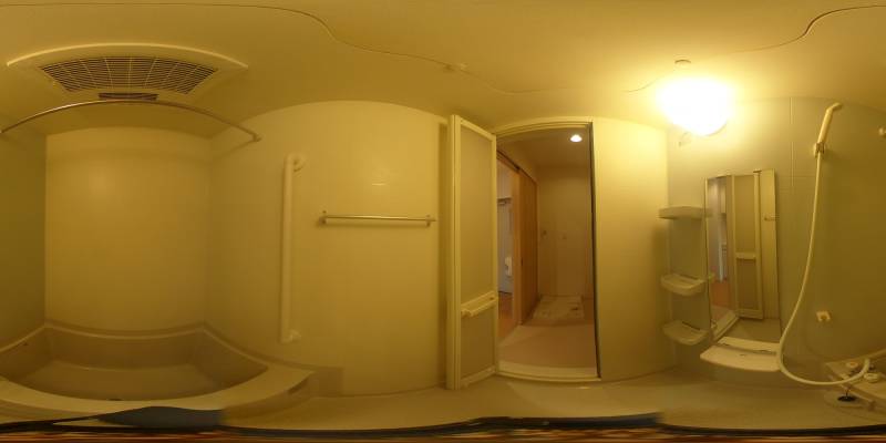 パノラマ画像バスルーム