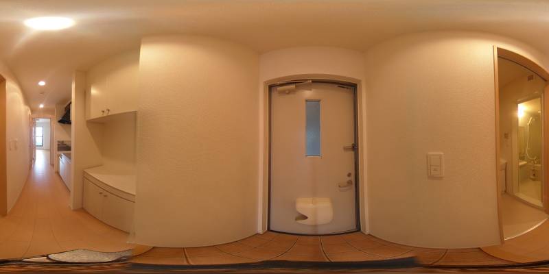 パノラマ画像玄関