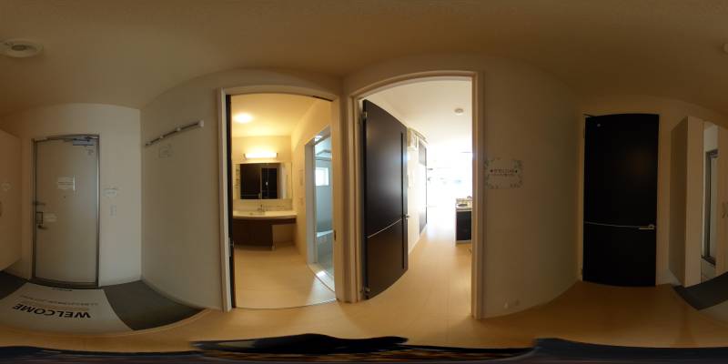 パノラマ画像洋室